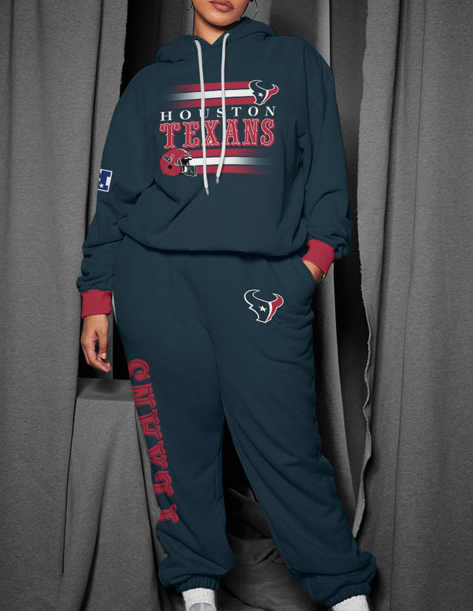 Houston Texans 3D Printed Pullover Hoodie And Sweatpant 2pcs Tracksuits