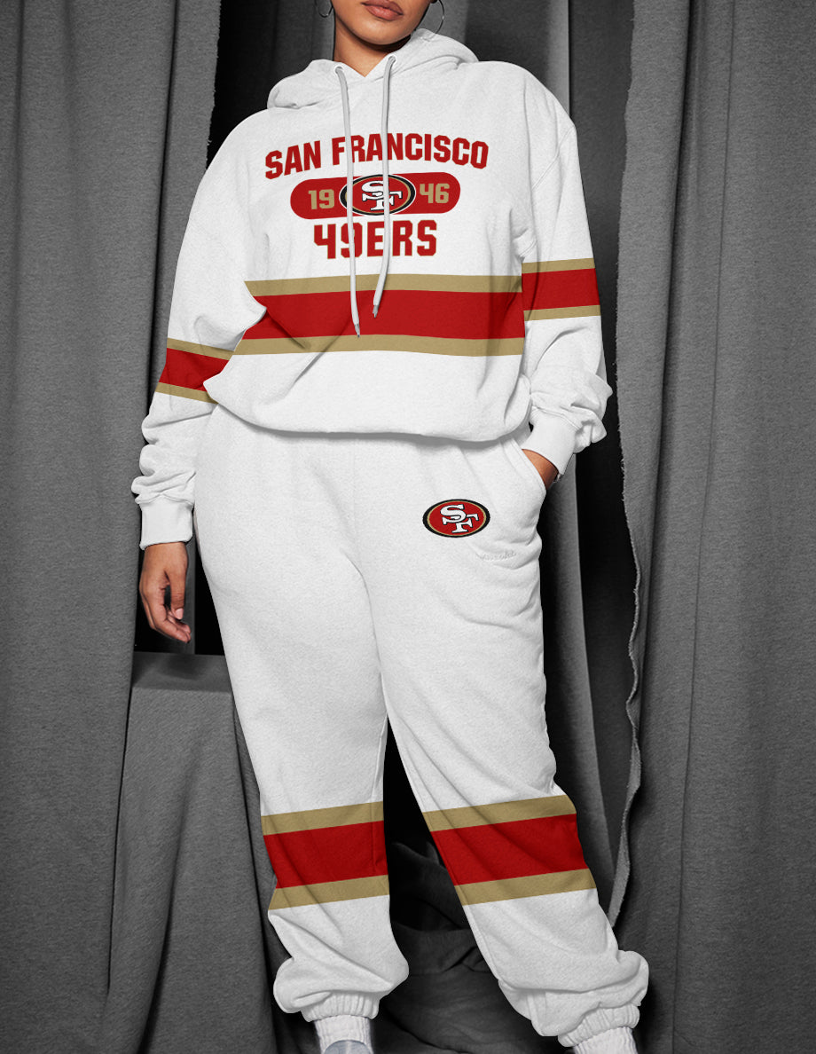 San Francisco 49ers 3D Printed Pullover Hoodie And Sweatpant 2pcs Tracksuits
