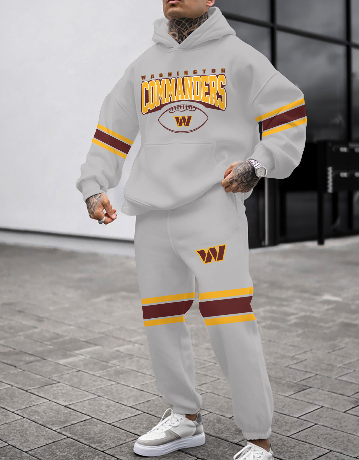 Washington Commanders 3D Printed Pullover Hoodie And Sweatpant 2pcs Tracksuits