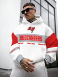 Tampa Bay Buccaneers  Printed Hooded Pocket Pullover Hoodie