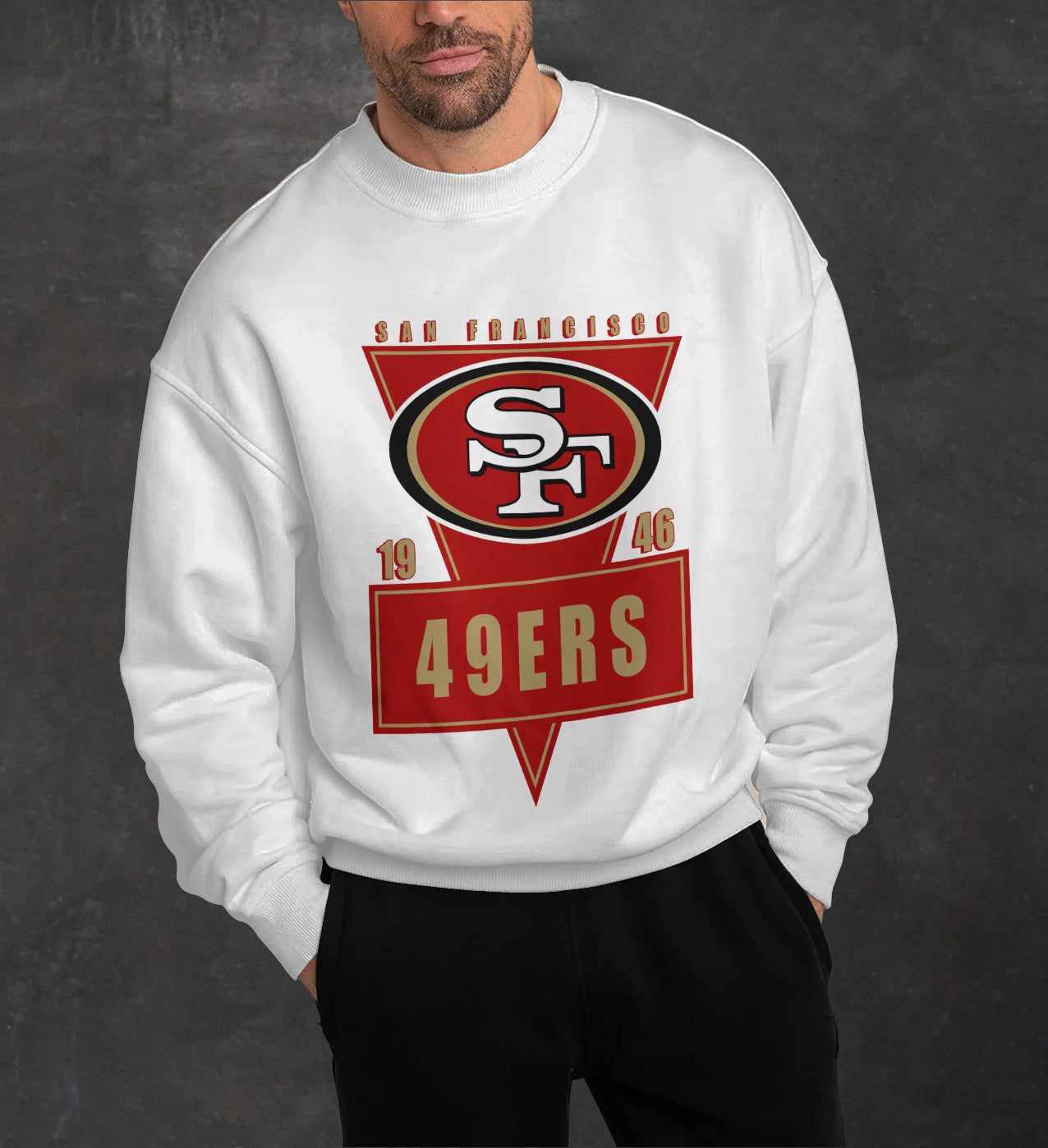 San Francisco 49ers 3D Limited Edition Crew Neck sweatshirt
