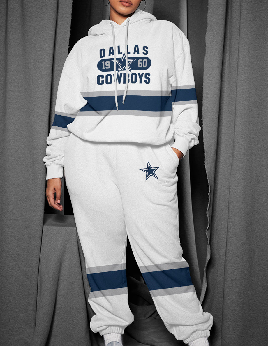 Dallas Cowboys 3D Printed Pullover Hoodie And Sweatpant 2pcs Tracksuits