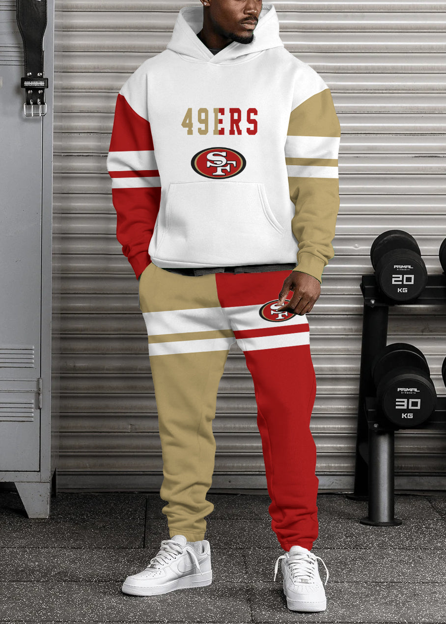 San Francisco 49ers 3D Printed Pullover Hoodie And Sweatpant 2pcs Tracksuits