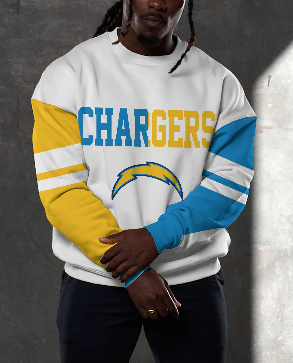 Los Angeles Chargers 3D Limited Edition Crew Neck sweatshirt
