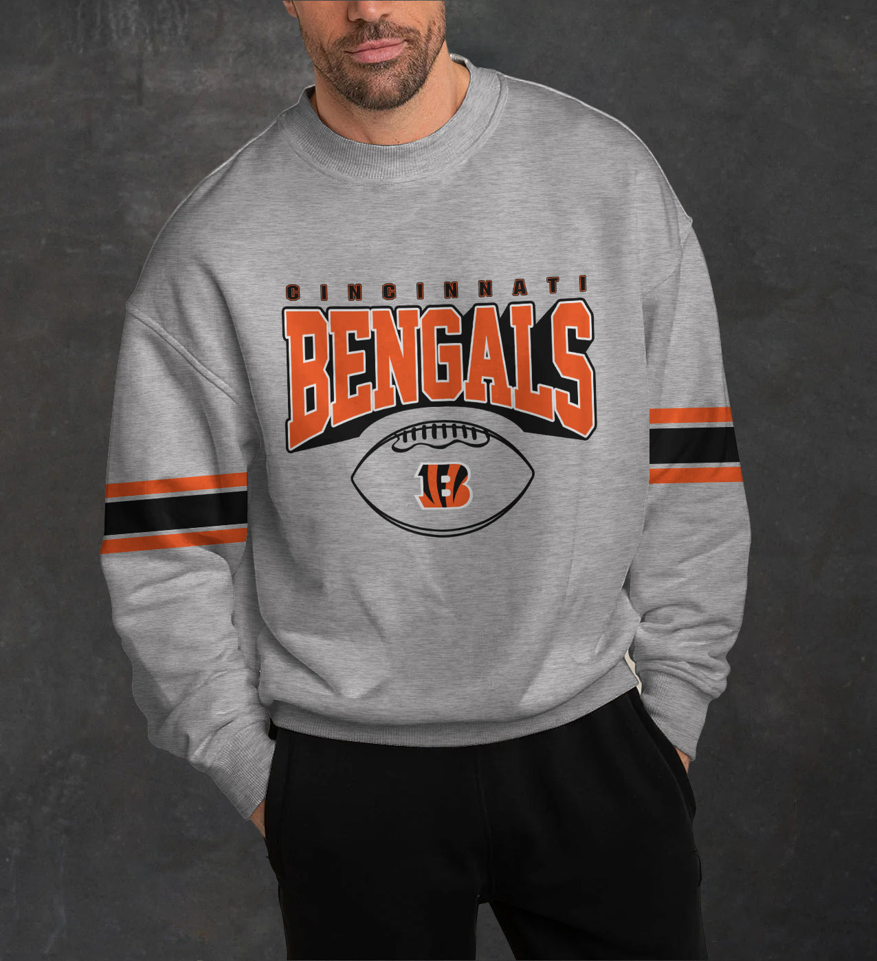 Cincinnati Bengals 3D Limited Edition Crew Neck sweatshirt