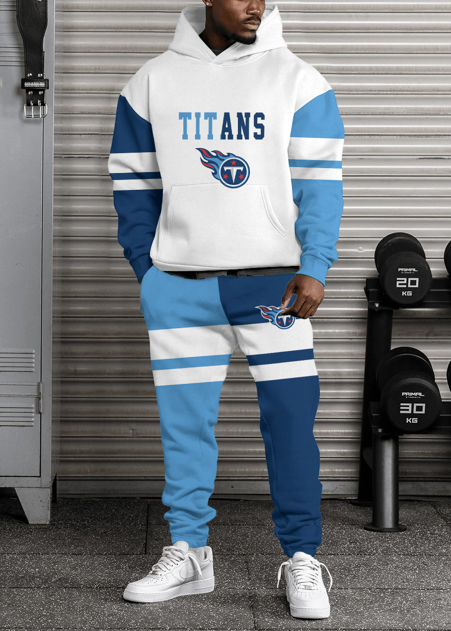 Tennessee Titans 3D Printed Pullover Hoodie And Sweatpant 2pcs Tracksuits