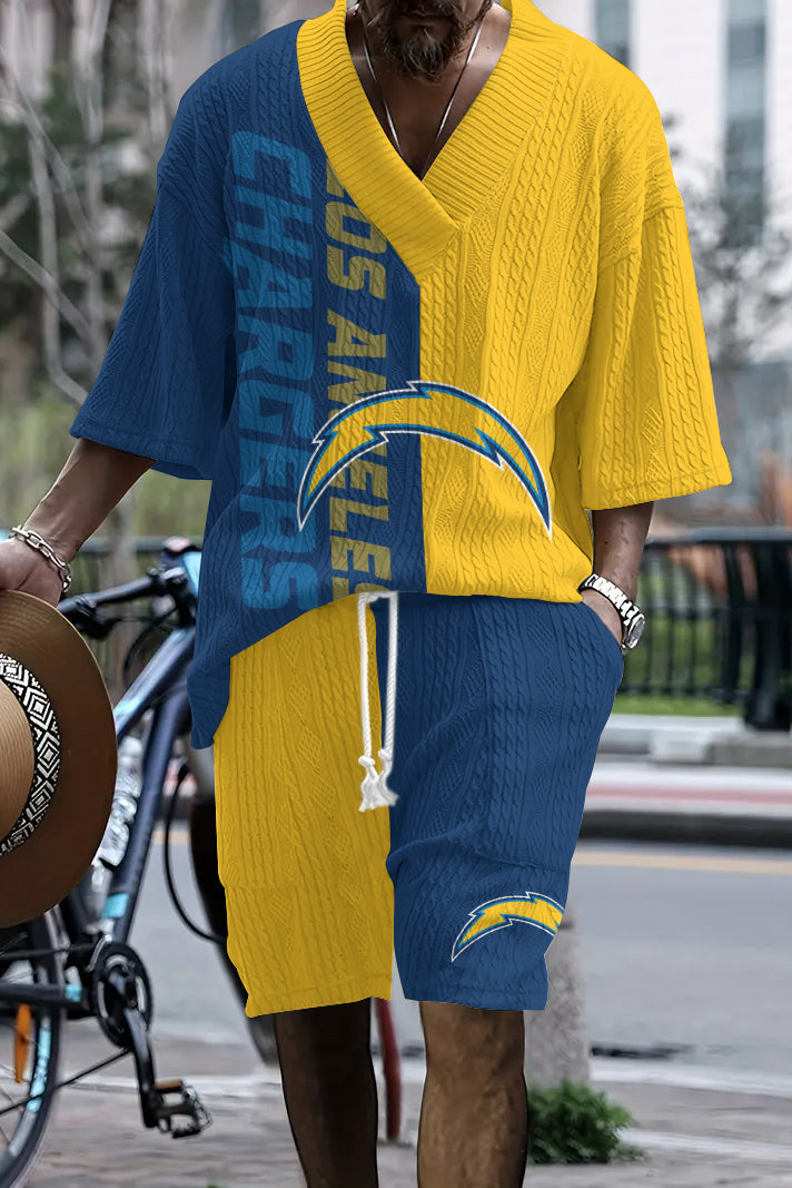 Los Angeles Chargers Limited Edition Top And Shorts Two-Piece Suits
