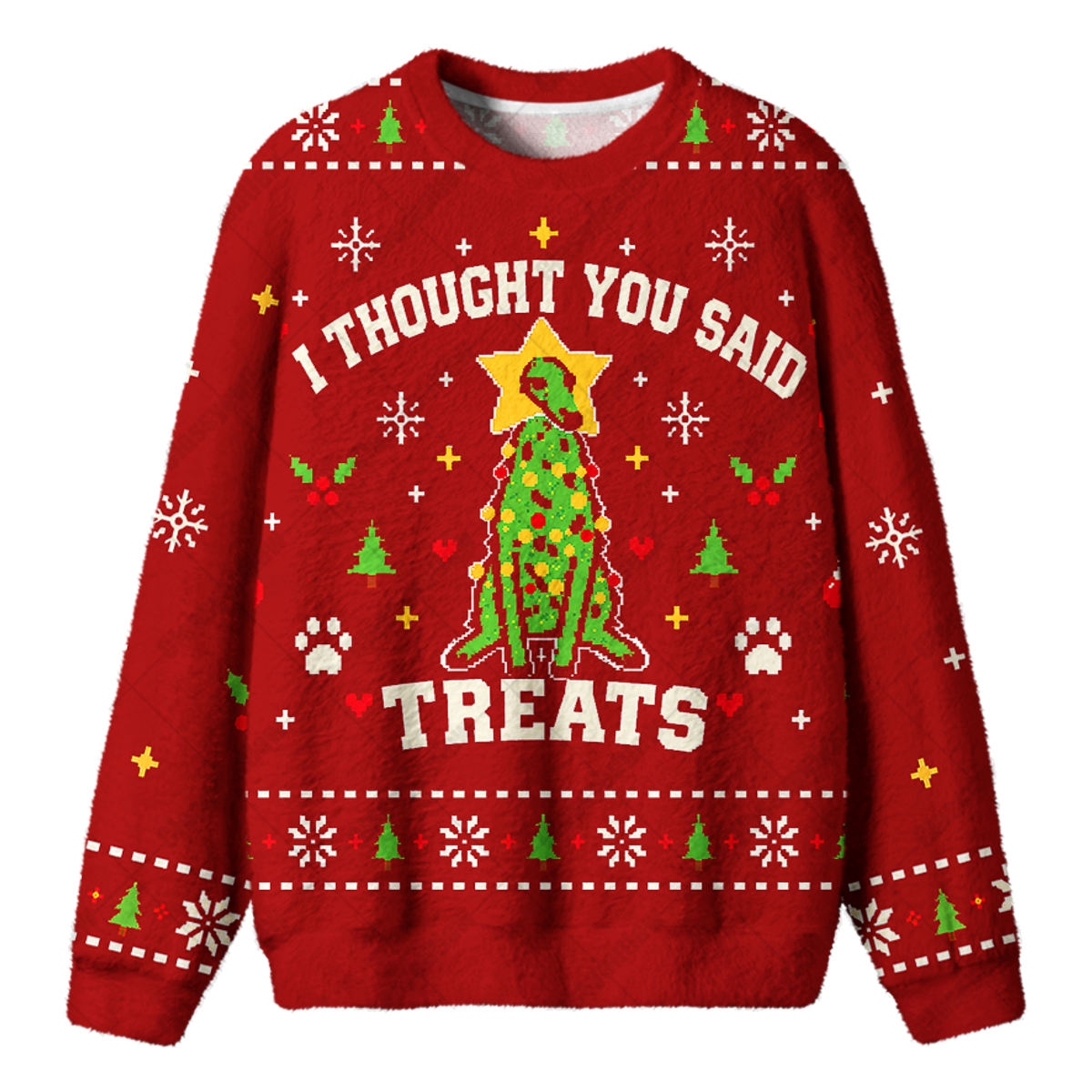 XMAS TREATS UGLY CHRISTMAS SWEATSHIRT — image 1