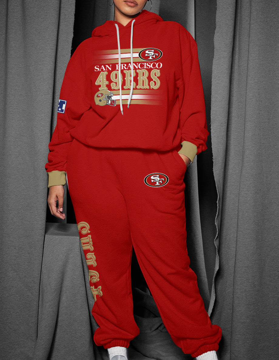 San Francisco 49ers 3D Printed Pullover Hoodie And Sweatpant 2pcs Tracksuits