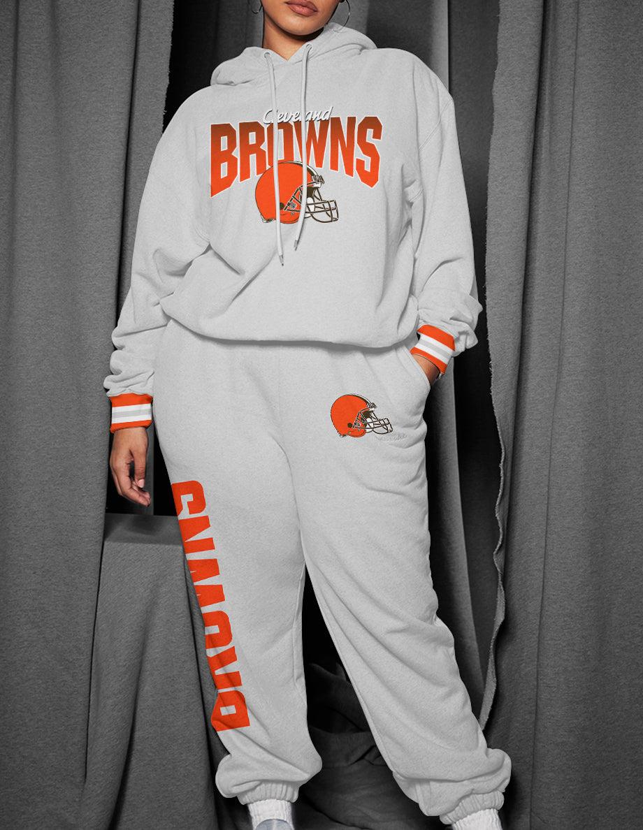 Cleveland Browns 3D Printed Pullover Hoodie And Sweatpant 2pcs Tracksuits