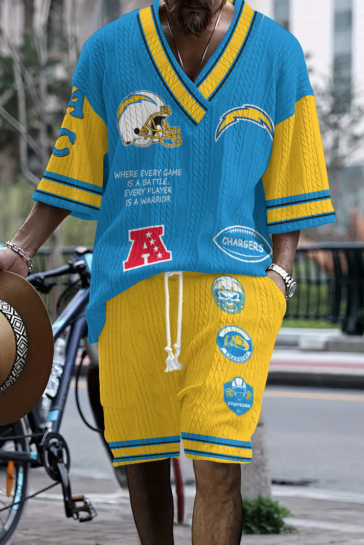 Los Angeles Chargers
 Limited Edition Top And Shorts Two-Piece Suits