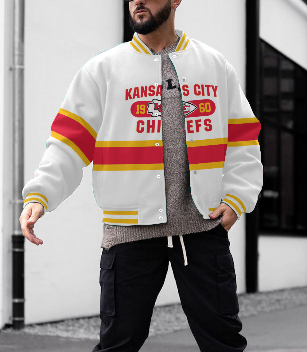 Kansas City Chiefs  Men's Limited Edition Full-Snap Casual Jacket