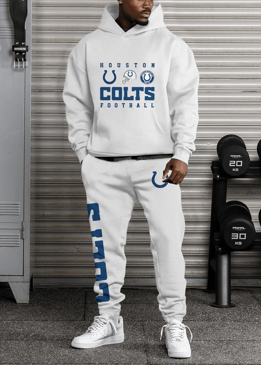 Indianapolis Colts 3D Printed Pullover Hoodie And Sweatpant 2pcs Tracksuits