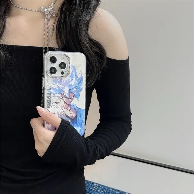 Goku Super Saiyan White iPhone Case