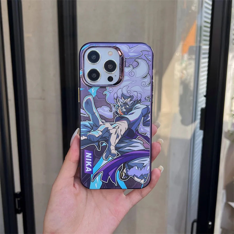Luffy Purple Nika iPhone Case
