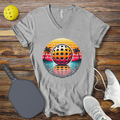 Funny Pickleball Shirt –  Sunshine Pickleball V-Neck T-shirt