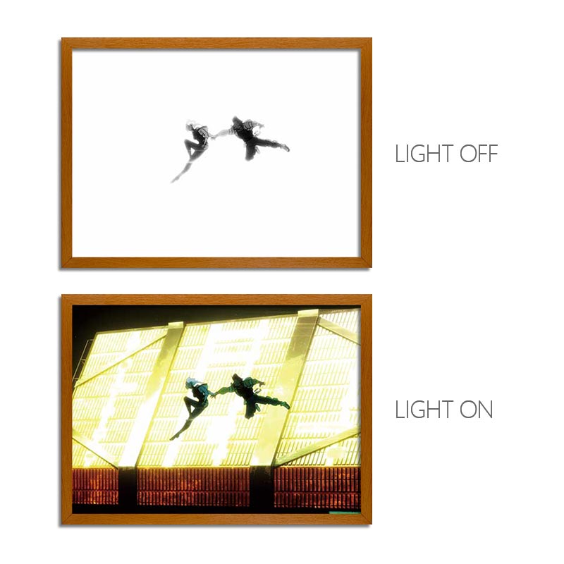 Cyberpunk: Edgerunners LED Light Painting – Anime Light Box Photo Frame Wall Art