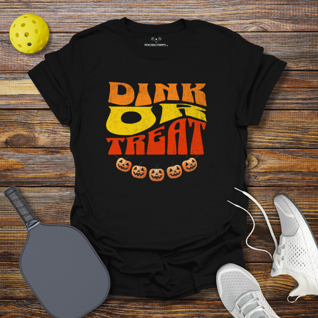 Funny Pickleball Shirt –  Dink or Treat Halloween T-Shirt