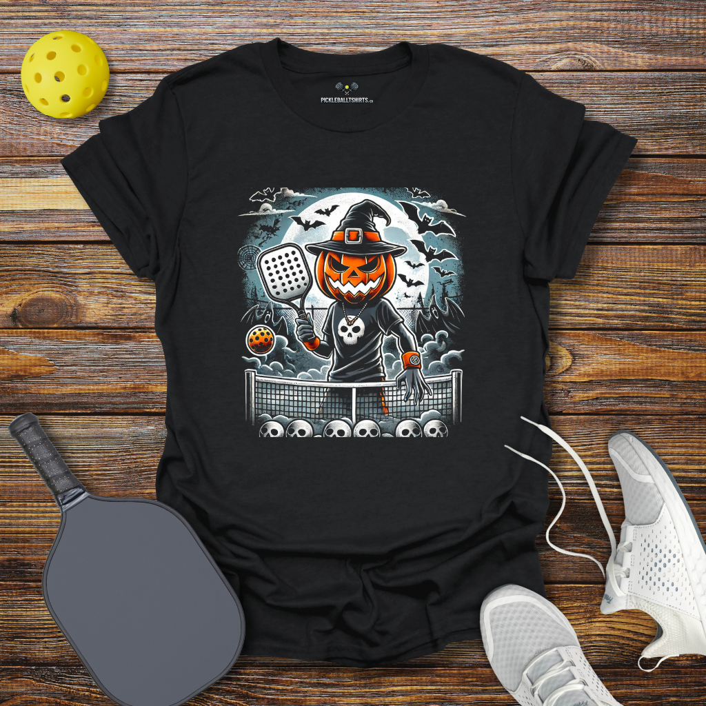 Funny Halloween Pickleball Shirt – Halloween Pickleballer Tee