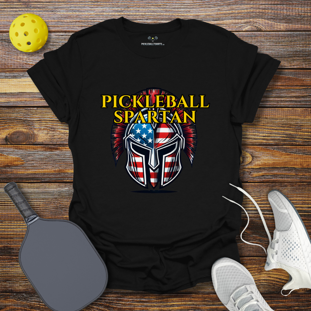 Funny Pickleball Shirt –  Pickleball Spartan T-Shirt