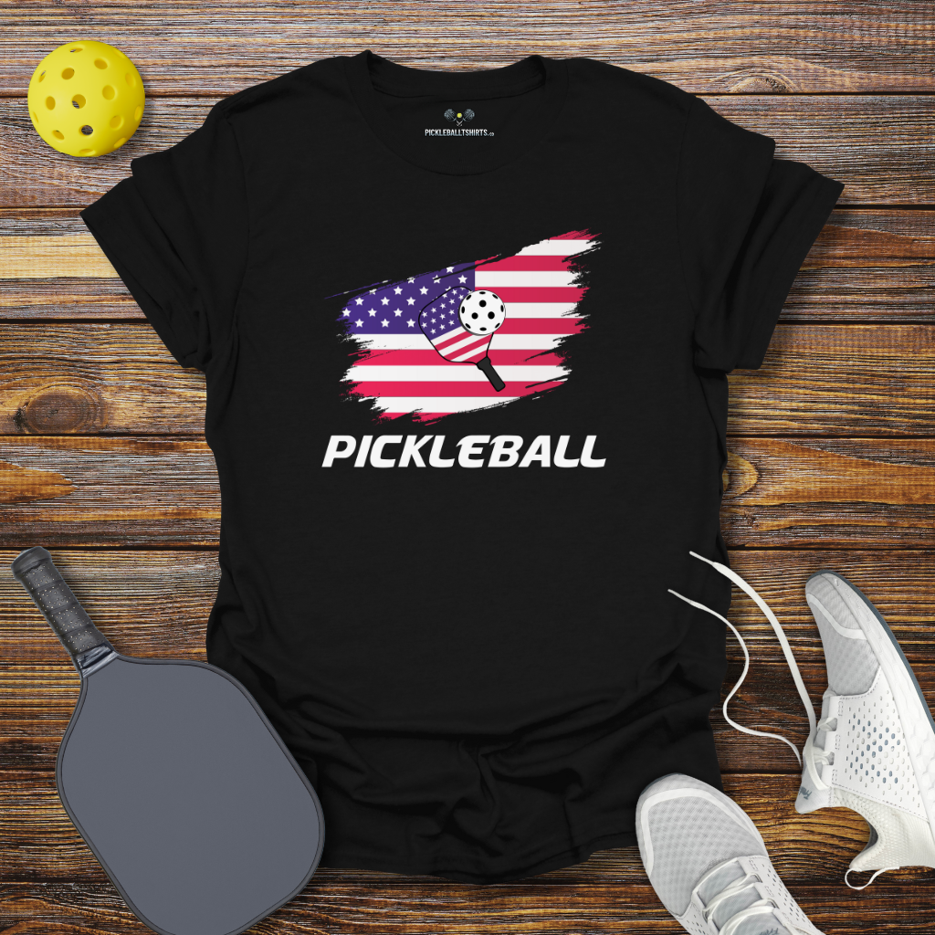 Funny Pickleball Shirt –  Pickleball USA T-Shirt