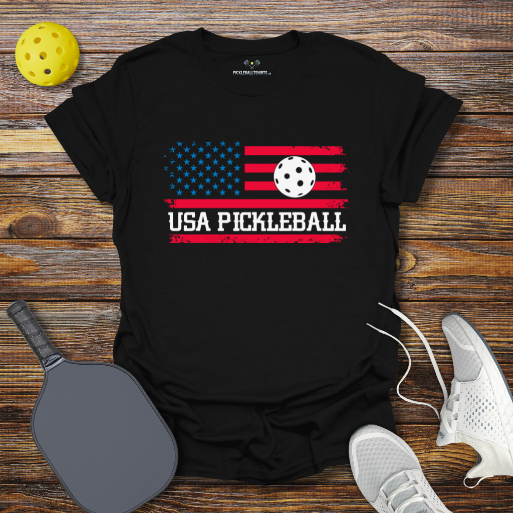 Funny Pickleball Shirt –  USA Pickleball T-Shirt