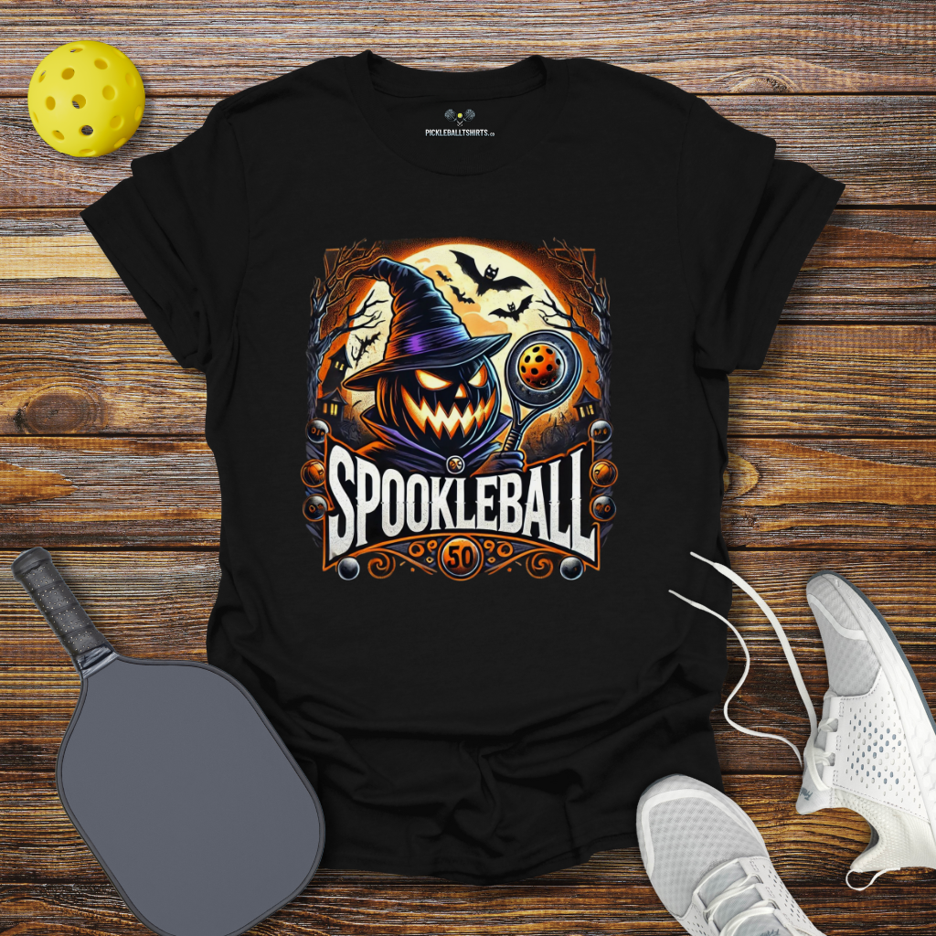Funny Pickleball Shirt –  Spookleball Halloween T-Shirt