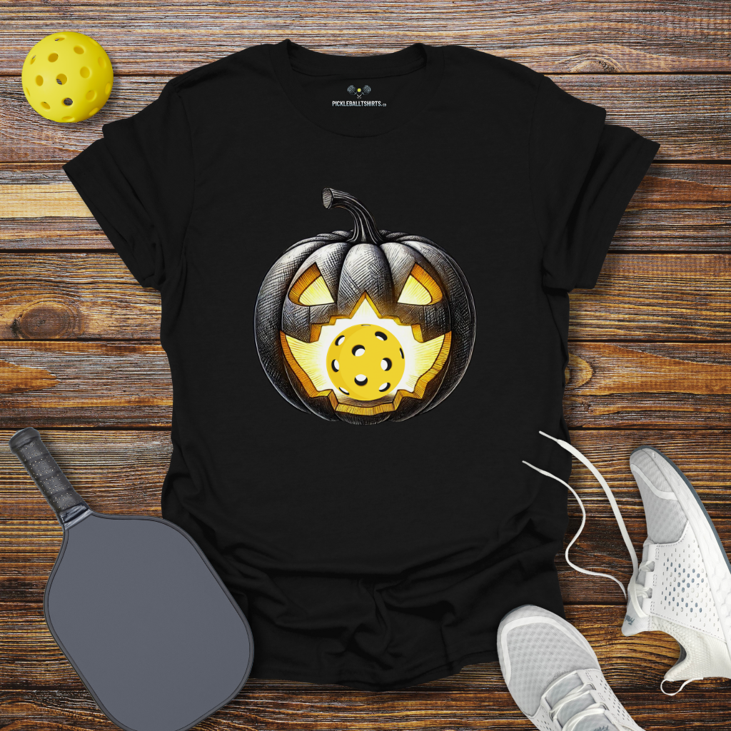 Funny Pickleball Shirt –  Pumpkin Pickleball Halloween T-Shirt