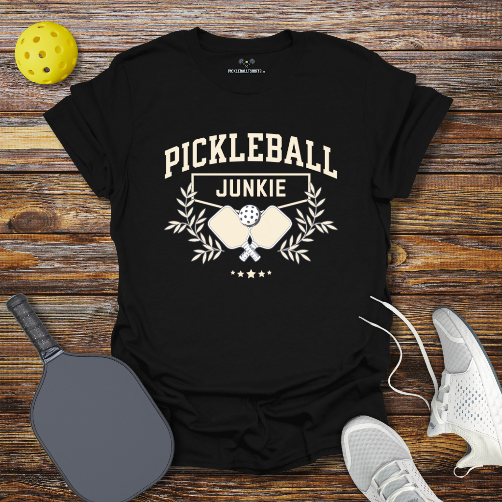 Funny Pickleball Shirt –  Pickleball Junkie T-Shirt