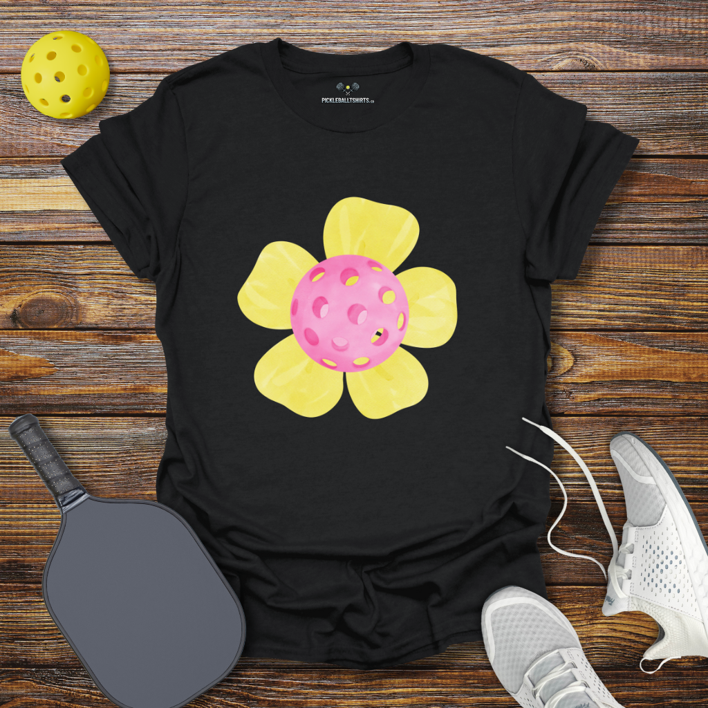 Funny Pickleball Shirt –  Pickleball Flower 2 T-Shirt