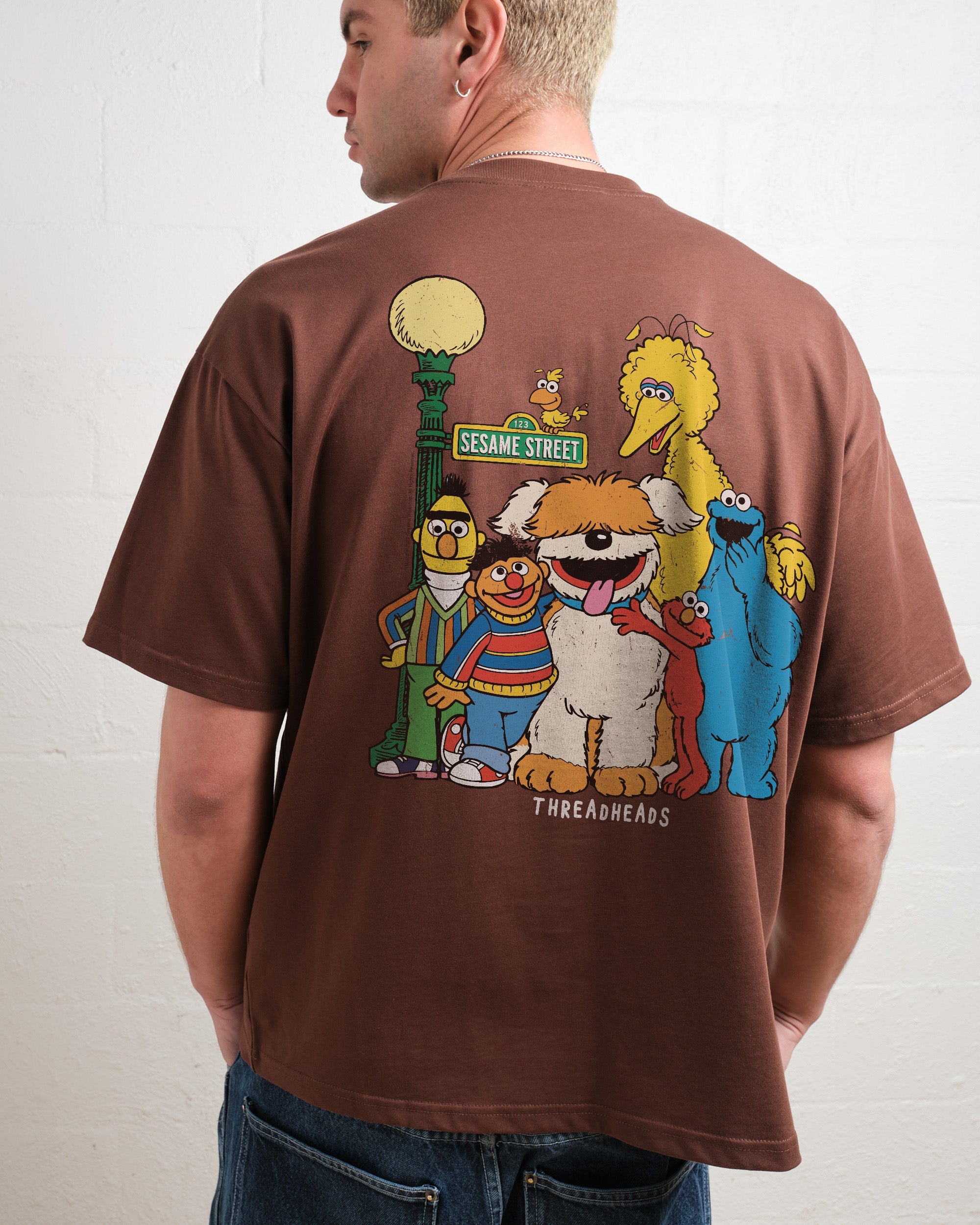 Sesame Street The Gang's All Here Oversized Tee
