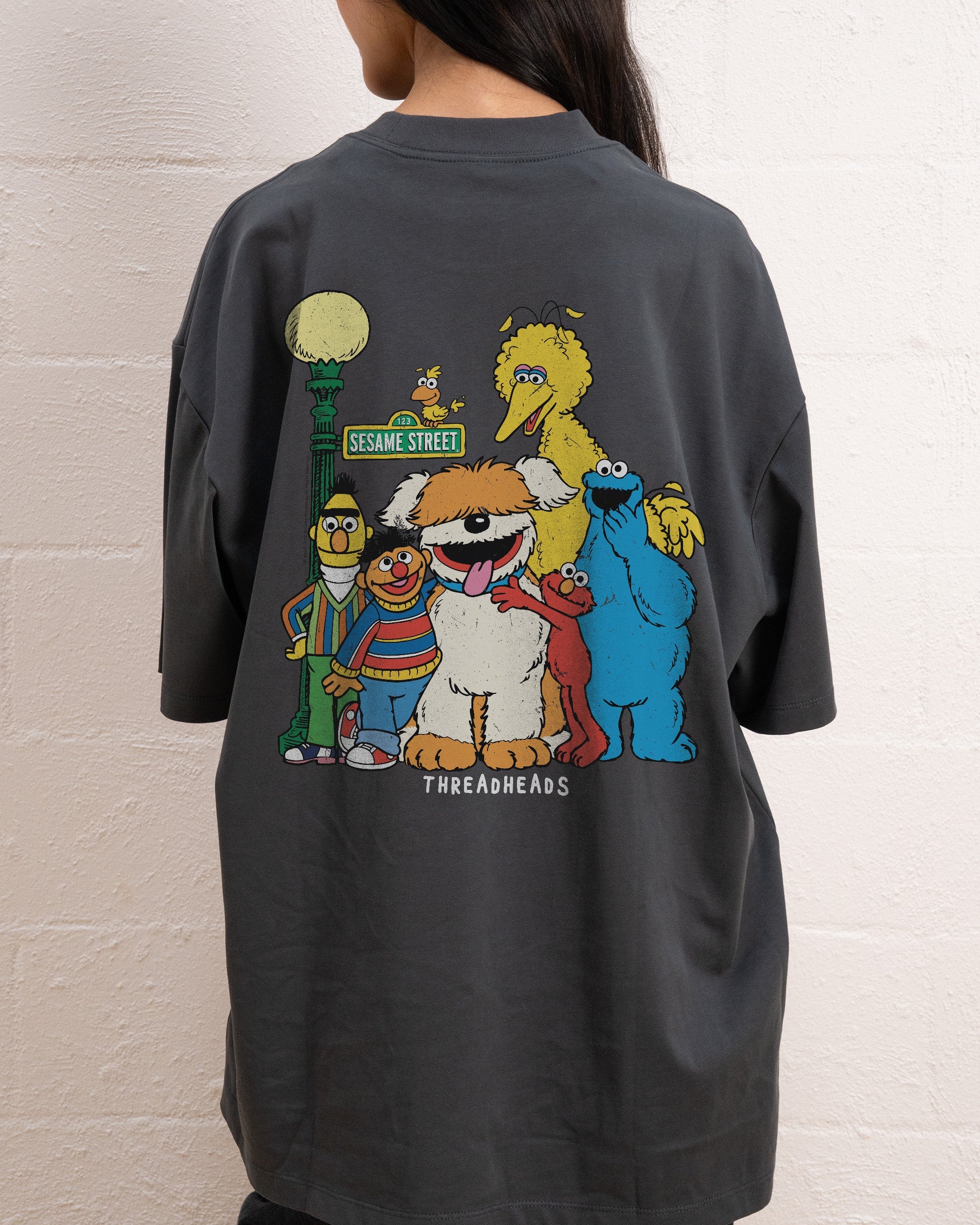 Sesame Street The Gang's All Here Oversized Tee