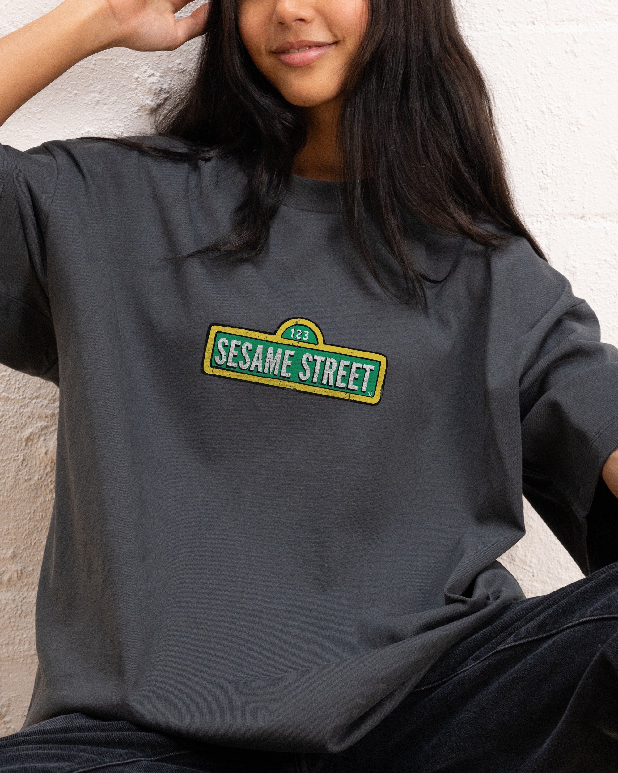 Sesame Street The Gang's All Here Oversized Tee
