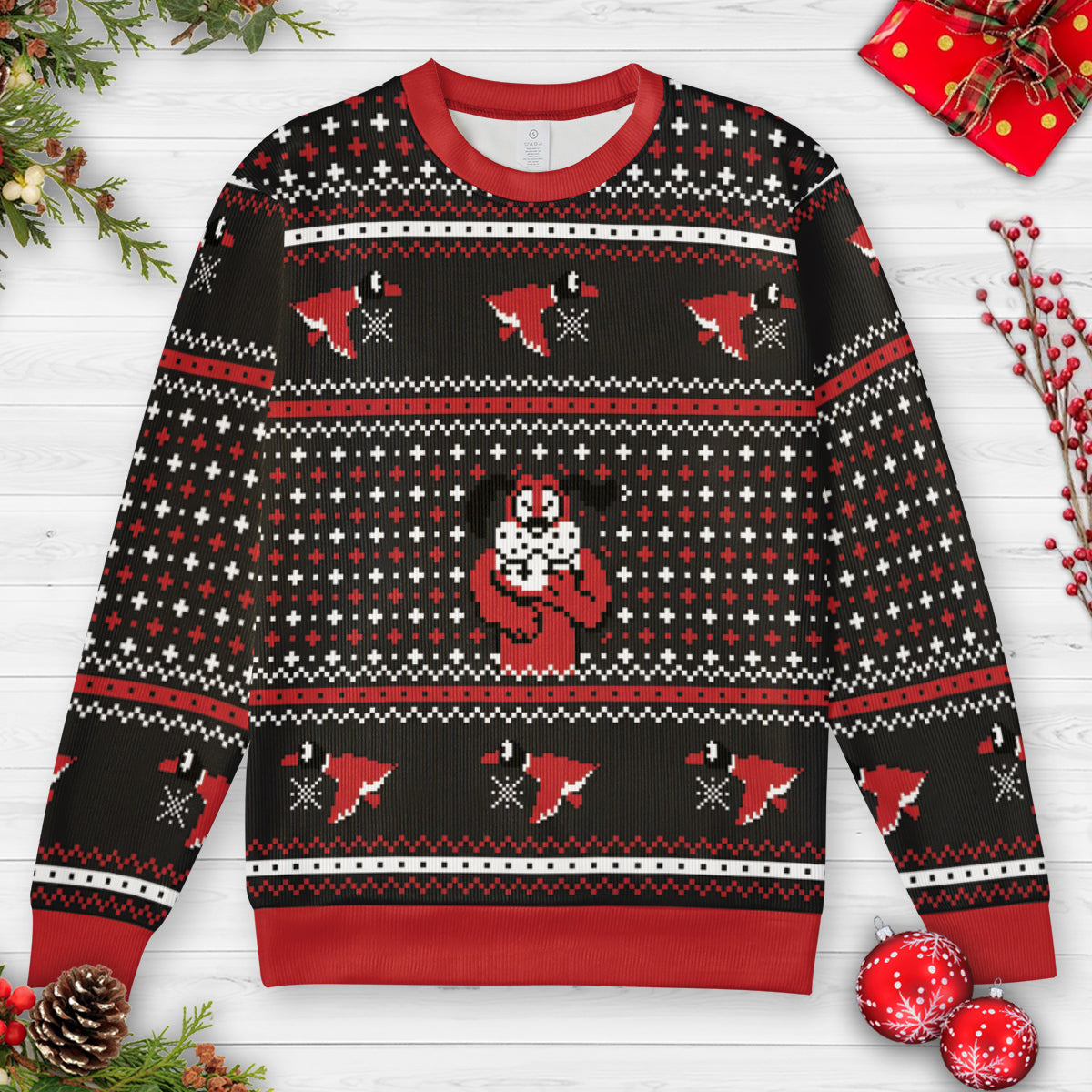 Christmas Duck Hunt Ugly Christmas Sweatshirt