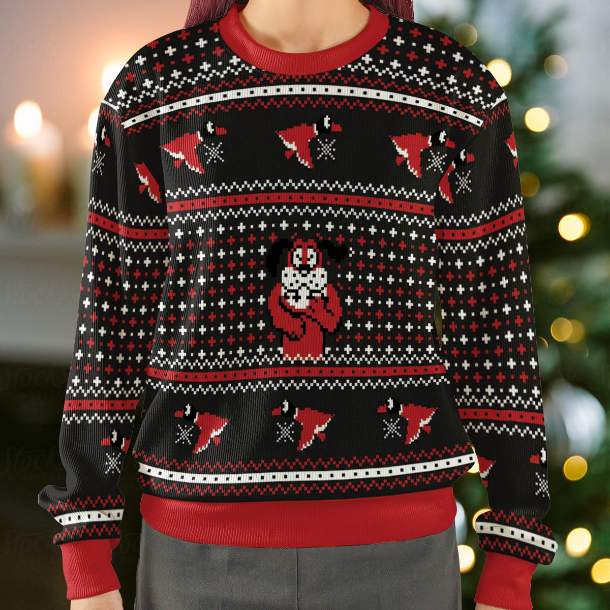 Christmas Duck Hunt Ugly Christmas Sweatshirt