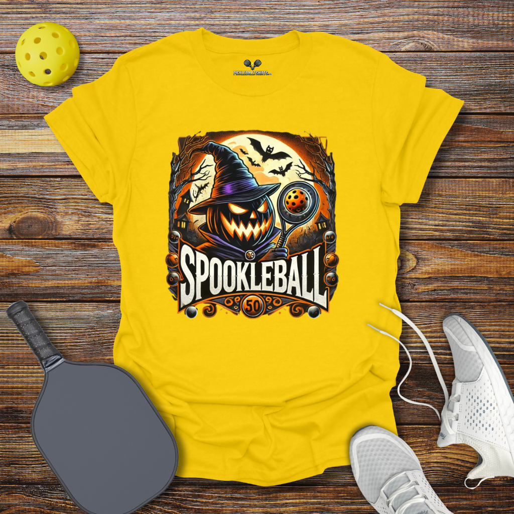Funny Pickleball Shirt –  Spookleball Halloween T-Shirt