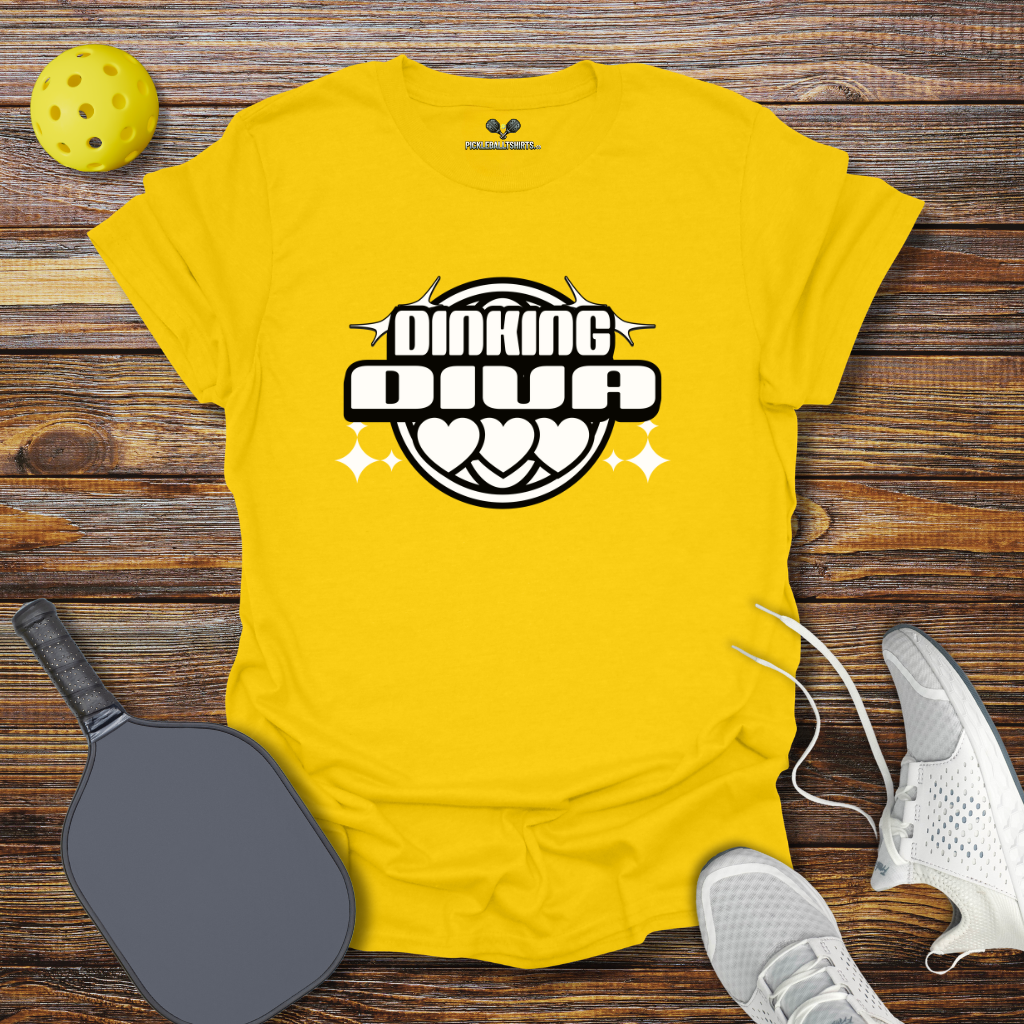Funny Pickleball Shirt –  Dinking Diva Pickleball T-Shirt