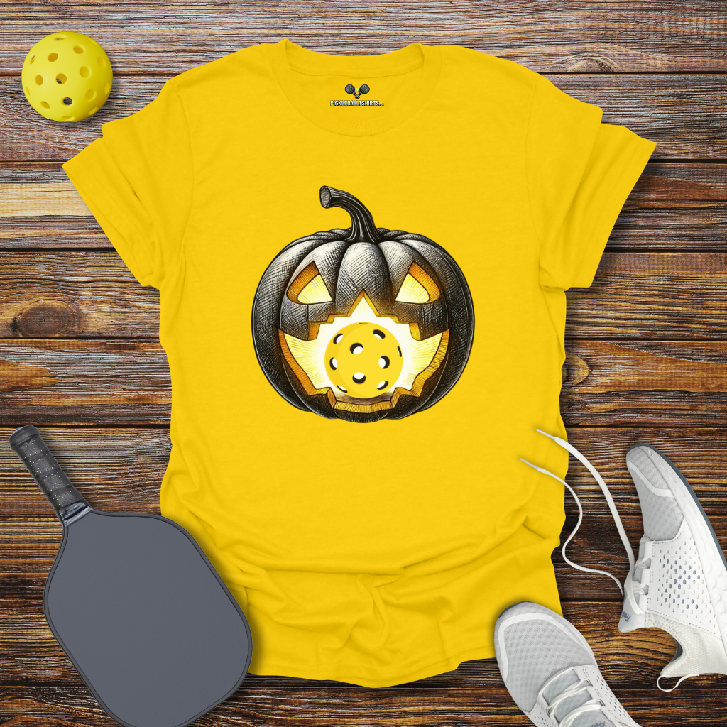 Funny Pickleball Shirt –  Pumpkin Pickleball Halloween T-Shirt