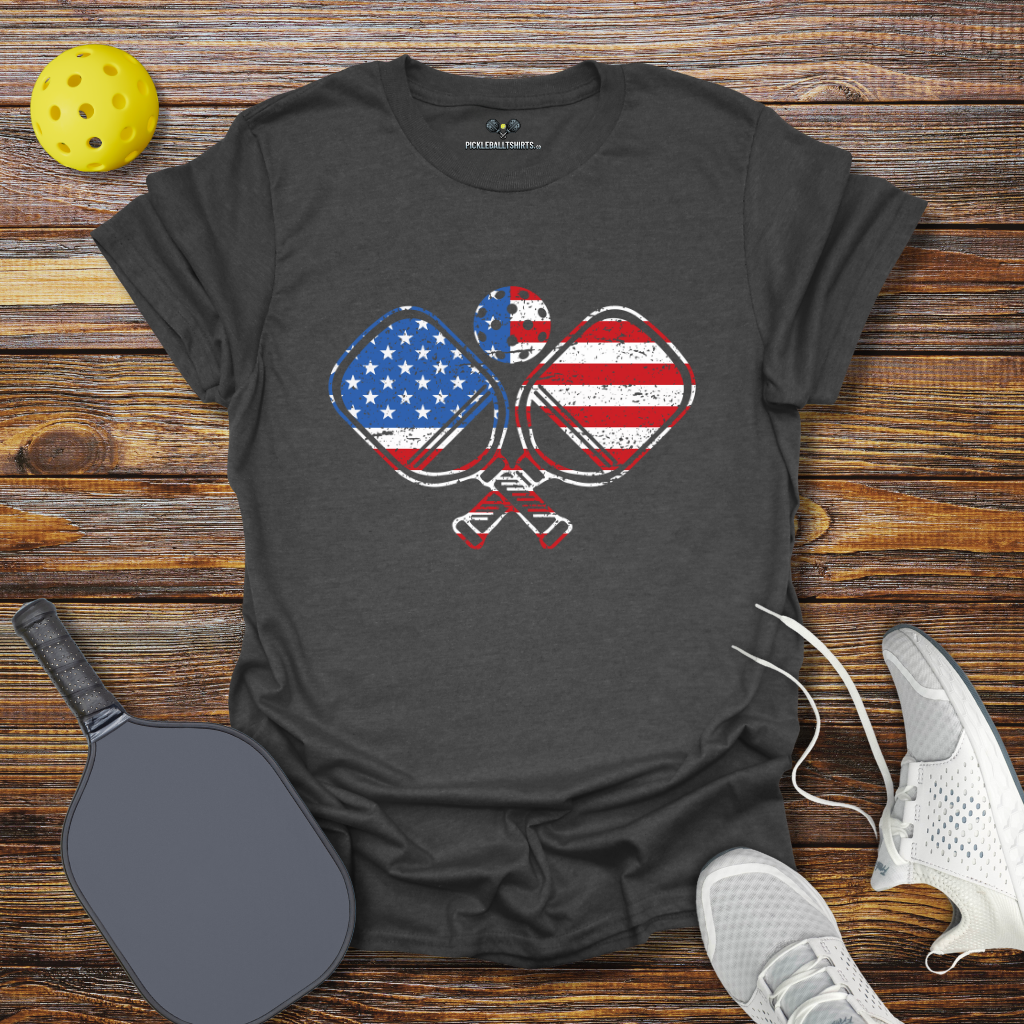 Funny Pickleball Shirt –  USA Pickleball Padles T-Shirt