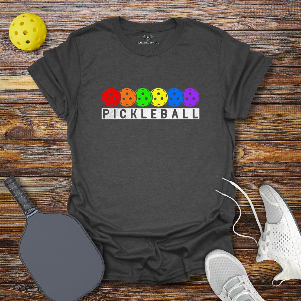 Funny Pickleball Shirt –  Pickleball Retro Balls T-Shirt
