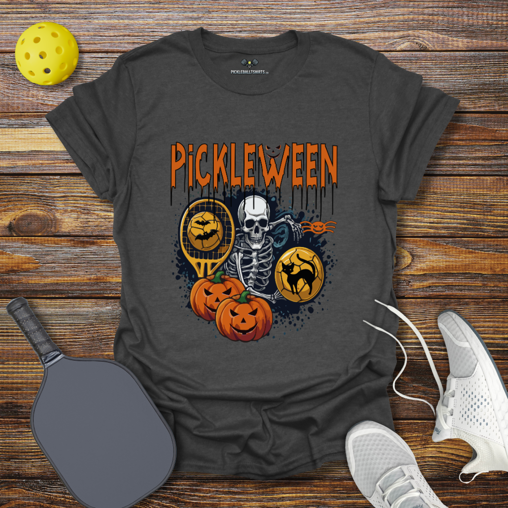 Funny Pickleball Shirt –  Pickleween Halloween T-Shirt
