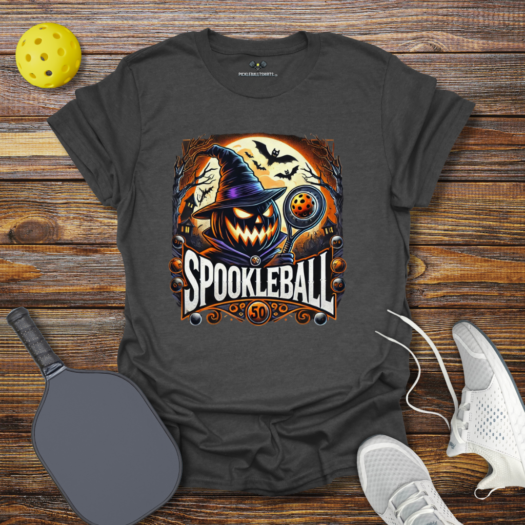 Funny Pickleball Shirt –  Spookleball Halloween T-Shirt