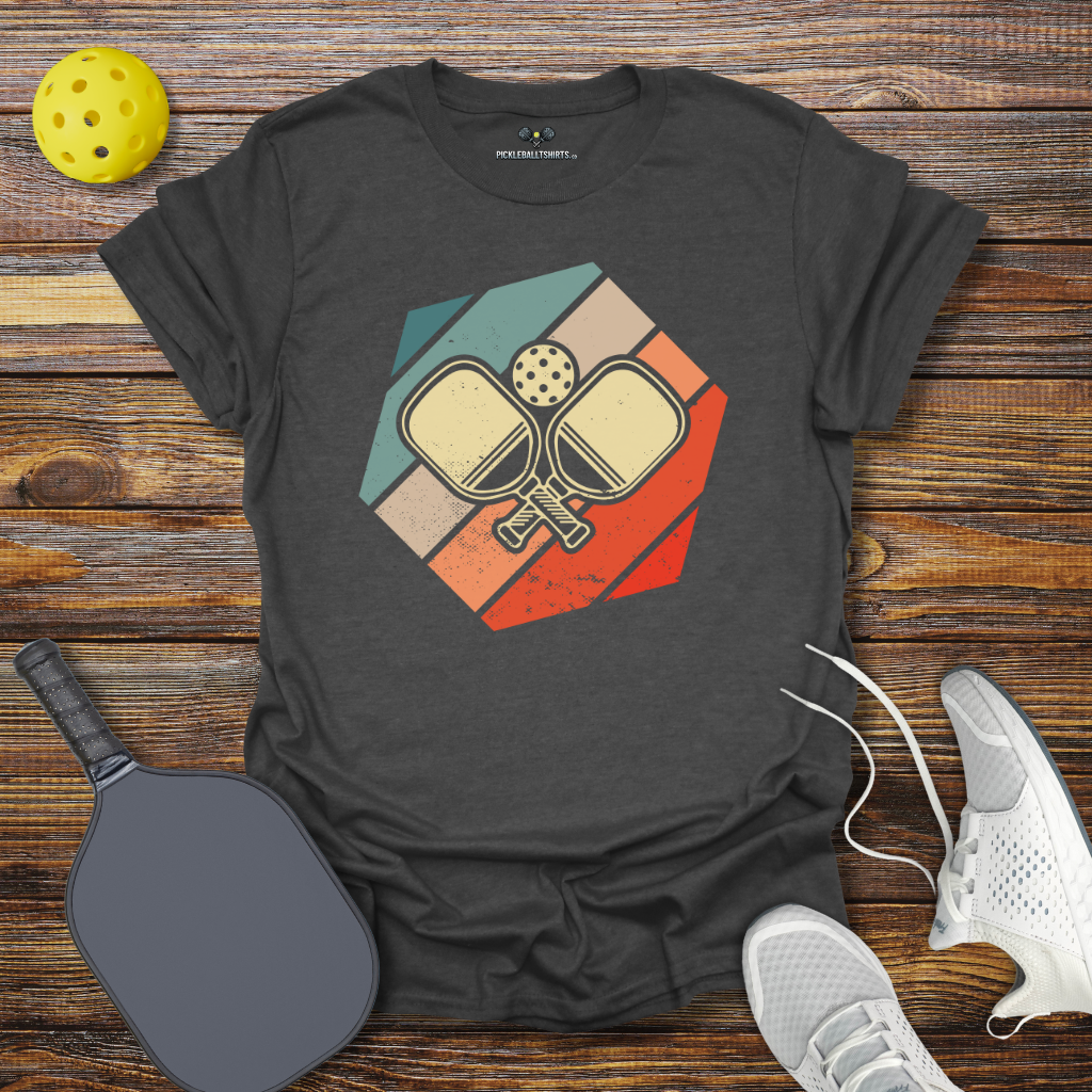 Funny Pickleball Shirt –  Pickleball Retro Padles T-Shirt