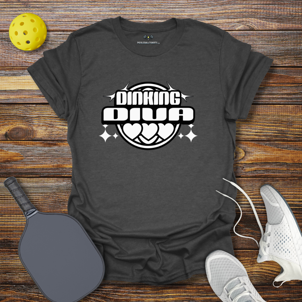 Funny Pickleball Shirt –  Dinking Diva Pickleball T-Shirt