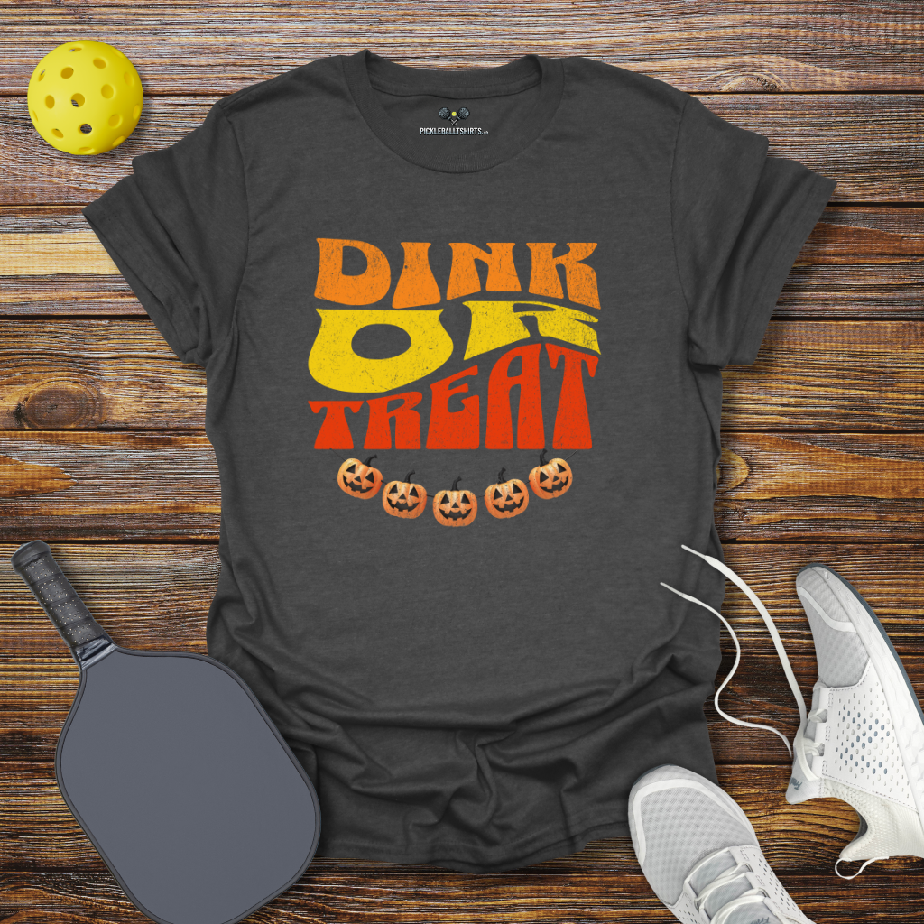 Funny Pickleball Shirt –  Dink or Treat Halloween T-Shirt