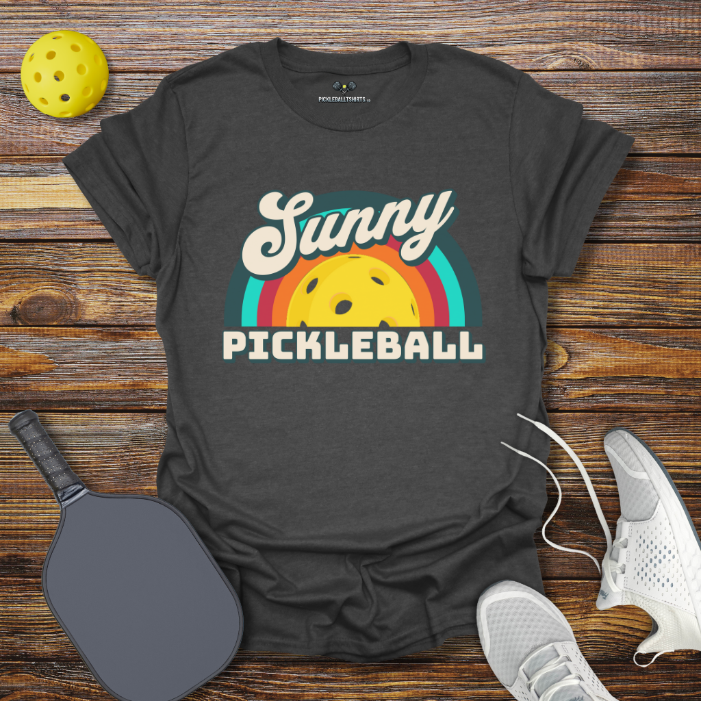 Funny Pickleball Shirt –  Sunny Pickleball Retro T-Shirt