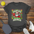 Funny Pickleball Shirt –  Santa's Favorite Pickleballer 2 Christmas T-Shirt