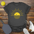 Cute Pickleball Shirt – Sunny Pickleball Sunset T-Shirt