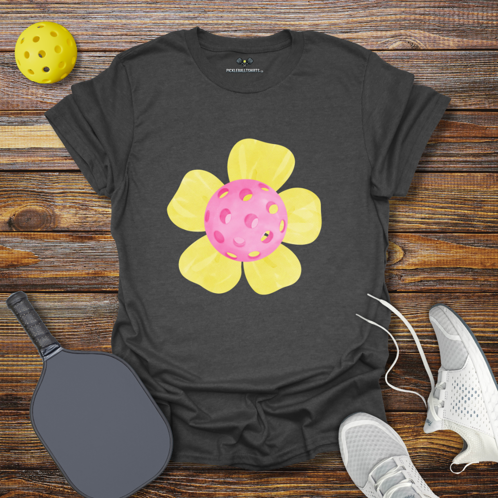 Funny Pickleball Shirt –  Pickleball Flower 2 T-Shirt