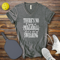 Funny Pickleball Shirt –  There's no Crying in Pickleball Just a lot of Swearing V-Neck T-shirt